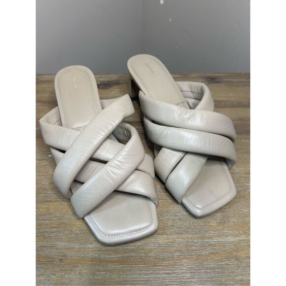 Anine Bing Women's Cade Mid Heel Slide Sandals - Picture 3 of 11